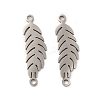 Non-Tarnish 201 Stainless Steel Connector Charms STAS-K251-077P-2