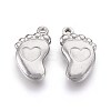 Jewelry Tarnish Resistant 201 Stainless Steel Pendants STAS-O118-65P-2
