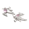 Brass Micro Pave Cubic Zirconia Pendants KK-G533-06P-02-2