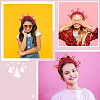 Cloth Lollipop Hair Bands for Women Girl OHAR-WH0021-89A-5
