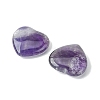 Natural Amethyst Heart Palm Stone G-YW0001-52B-2