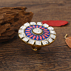 Bohemian Vintage Ethnic Alloy Rhinestone Finger Rings QX0525-5-1