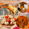 Wood Beads Tassels Pendant Drcorations HJEW-PH02016-5
