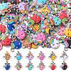 60Pcs 12 Styles Alloy Enamel Connector Charms ENAM-CJ0004-32-1