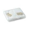 8Pcs 2 Style PVD Vacuum Plating 304 Stainless Steel Pendants STAS-UN0046-94-4