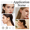 8Pcs 4 Styles Stainless Steel Cuff Earrings EJEW-HS0001-10P-6
