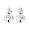 Non-Tarnish 304 Stainless Steel Pendants STAS-L268-023P-2