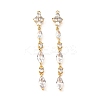 Brass Micro Pave Cubic Zirconia Big Pendants KK-F901-01A-G-1