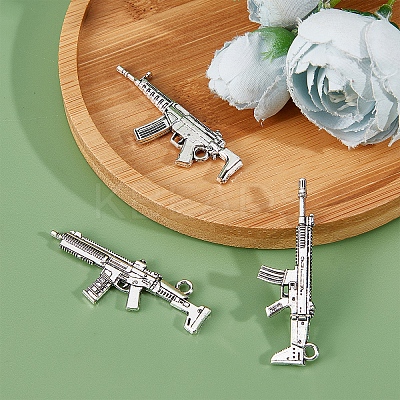 30Pcs 3 Style Tibetan Style Alloy Pendants TIBEP-SC0002-18-1