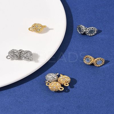 8 Sets 2 Colors Alloy Magnetic Clasps FIND-FS0003-55-1