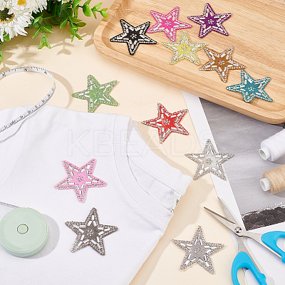 Star Hotfix Rhinestone PATC-WH0001-85-1