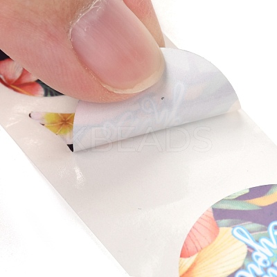 Word Thank You Teardrop Roll Stickers DIY-B031-04A-1