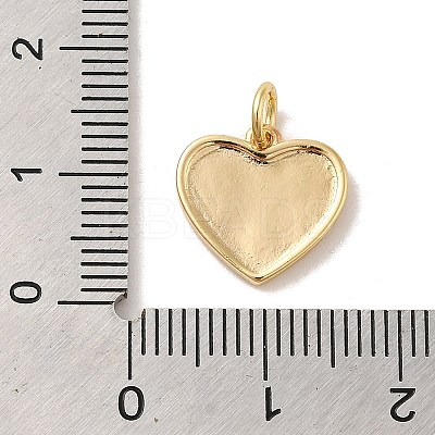 Real 18K Gold Plated Brass Enamel Pendants KK-M273-06A-G-1