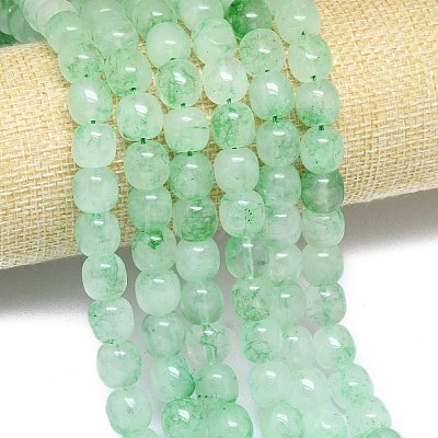 Natural Malaysia Jade Beads Strands G-B165-F09-10x10mm-1