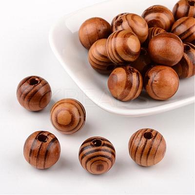 Round Natural Wood Beads X-WOOD-Q009-16mm-LF-1
