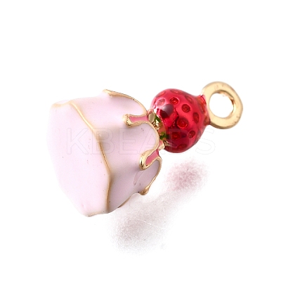 Zinc Alloy Enamel Charms FIND-U029-01G-09-1
