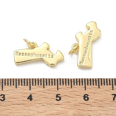 Brass Pendants KK-D229-22K-G-1