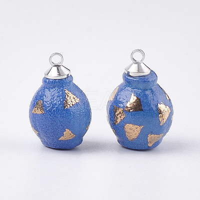 Handmade Porcelain Pendants PORC-T002-116A-1