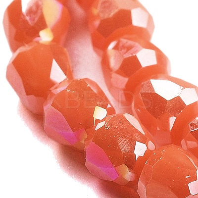 Electroplate Glass Beads Strands EGLA-D030-P4mm-B02-1