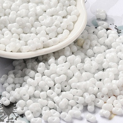 Baking Paint Glass Seed Beads SEED-K009-01A-25-1