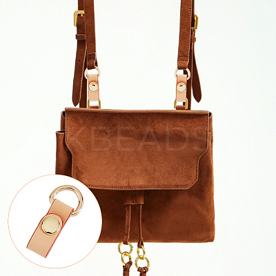 Leather Short Suspension Clasps PURS-WH0008-13A-1