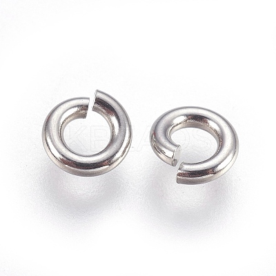 Tarnish Resistant 304 Stainless Steel Saw Cut Open Jump Rings STAS-P212-25P-12-1