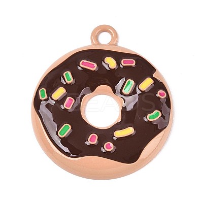 Spray Painted Alloy and Enamel Big Pendants PALLOY-T092-85A-1