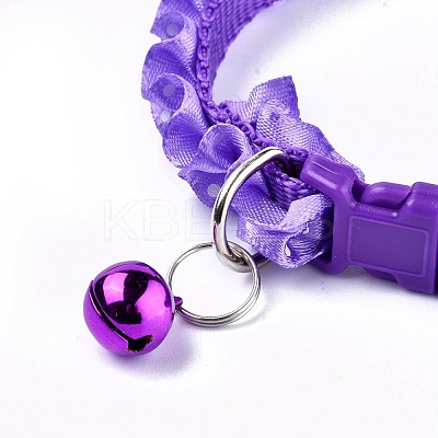 Adjustable Polyester Lace Dog/Cat Collar MP-K001-B06-1