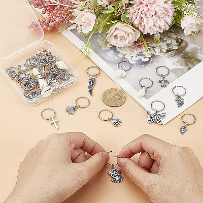 33Pcs Ocean Theme DIY Hair Accessories PALLOY-PH01468-1