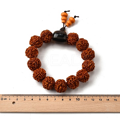 Bodhi King Kong Beaded Stretch Bracelets BJEW-M110-04C-1