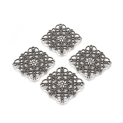 Tibetan Style Filigree Joiners LS-TIBEP-A2690-AS-FF-1