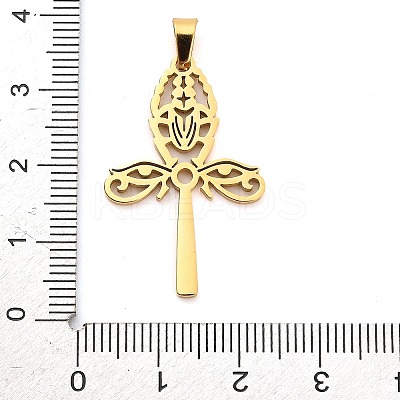304 Stainless Steel Pendants STAS-R134-04G-02-1
