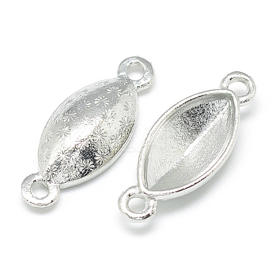 Alloy Connector Rhinestone Settings PALLOY-T023-17P-1