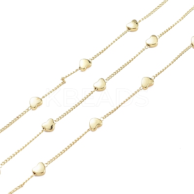 Handmade Brass Twisted Chains X-CHC-I006-06G-1