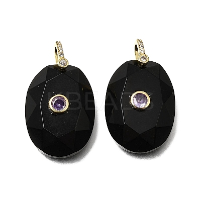 Natural Obsidian Pendants GG-CBA7610-06G-07-1
