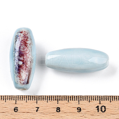 Handmade Porcelain Beads PORC-N008-07N-1