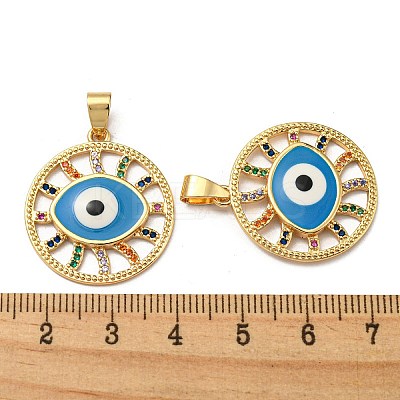 Real 18K Gold Plated Brass Pendants KK-L209-010G-01-1