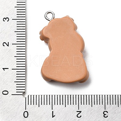 Christmas Opaque Resin Pendants FIND-Z103-02P-1