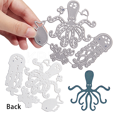 Carbon Steel Cutting Dies Stencils DIY-CP0001-08-1