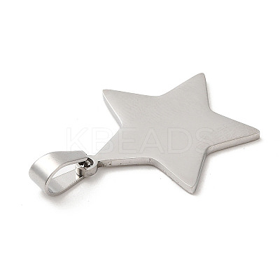 Non-Tarnish 304 Stainless Steel Pendants STAS-A086-06P-1