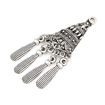 Tibetan Style Alloy Pendants AL-CBAAECB-02AS-F-1