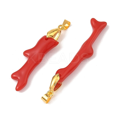 Opaque Acrylic Pendants PALLOY-JF05921-1