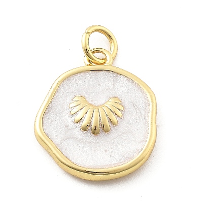 Ocean Theme Brass Enamel Pendants LS-KK-Q029-01D-G-1