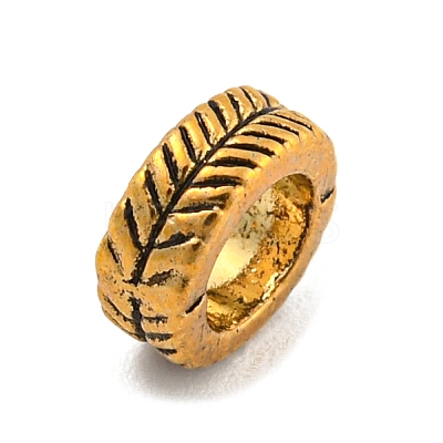 Tibetan Style Alloy European Beads FIND-M011-24AG-1