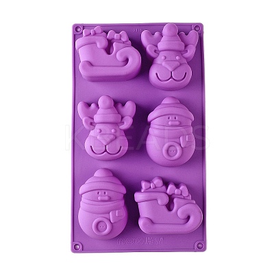 Christmas Theme DIY Food Grade Silicone Mold DIY-K075-21-1