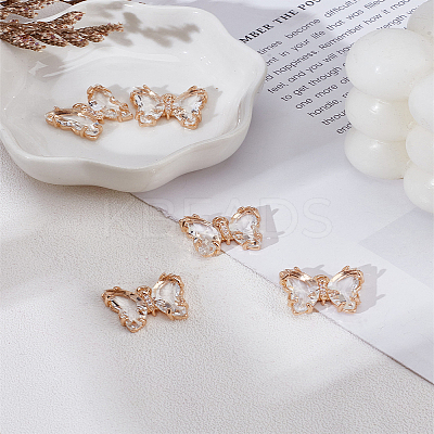 6Pcs Brass Pendants KK-LP0002-01-1