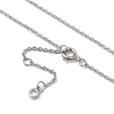 Cube Micro Pave Cubic Zirconia Pendant Necklaces & Bracelets Sets SJEW-JS01116-01-1