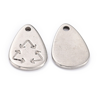 Non-Tarnish 304 Stainless Steel Pendants STAS-O145-42P-1