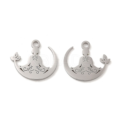 Non-Tarnish 304 Stainless Steel Charms STAS-J042-30P-1