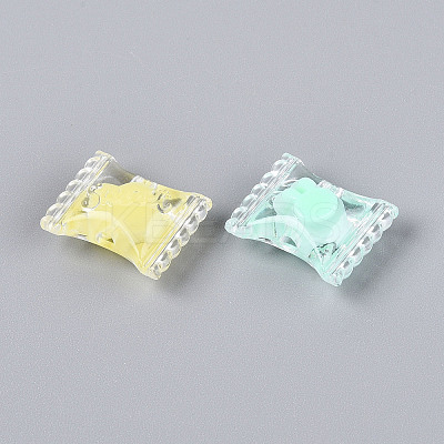 Transparent Plastic Beads X-KY-T041-22-1